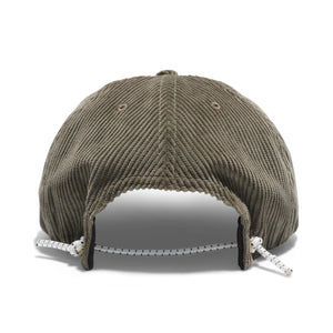 Whale Cord Hat (Olive)